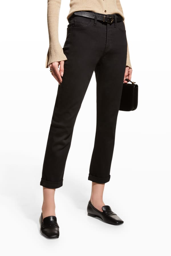 Paige Cindy Coated Denim Crop Jeans Size 26 (2)