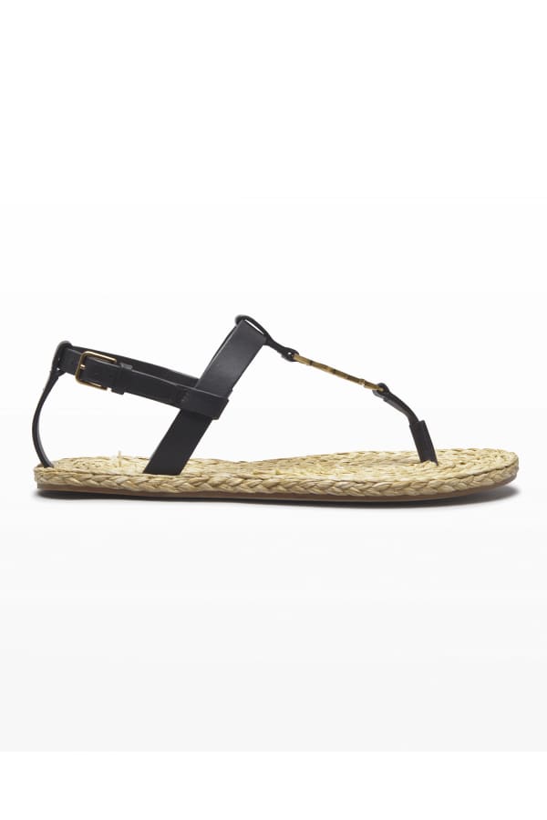 Valentino Garavani Rockstud Caged Flat Slide Sandals | Neiman Marcus