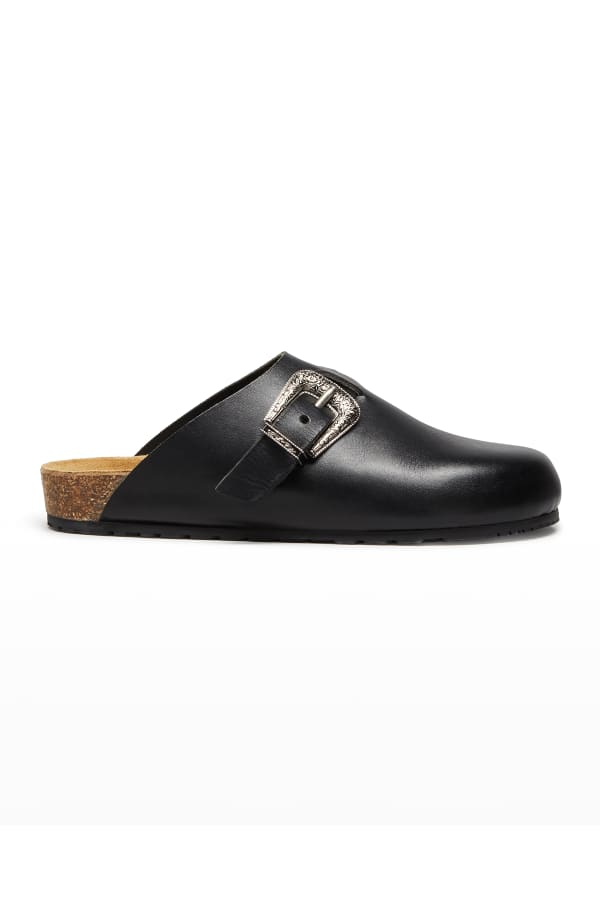 Olukai Men's Nui Leather Thong Sandals | Neiman Marcus