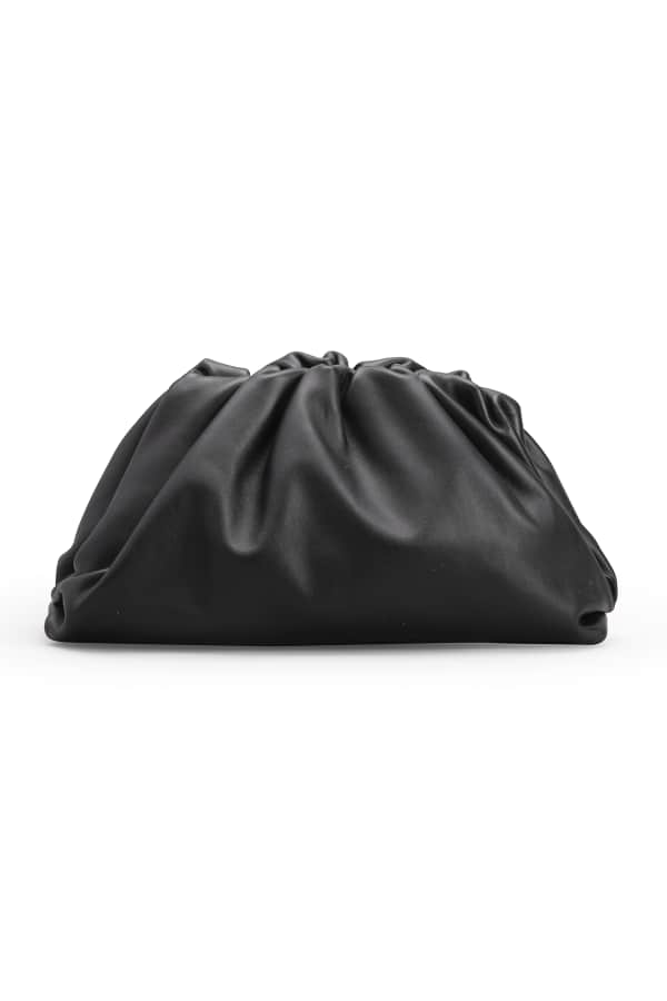 THE ROW Bourse Calfskin Clutch Bag | Neiman Marcus