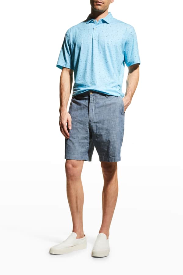 Peter Millar Men's Crest Saba Polo Shirt | Neiman Marcus