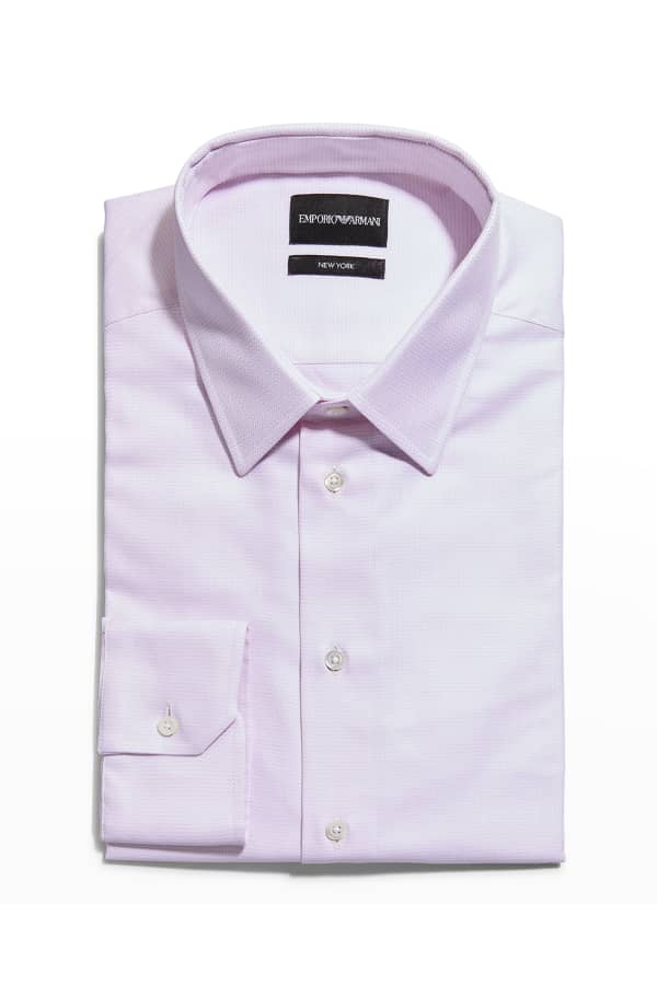 David Donahue Men's Trim-Fit Royal Oxford Dress Shirt | Neiman Marcus