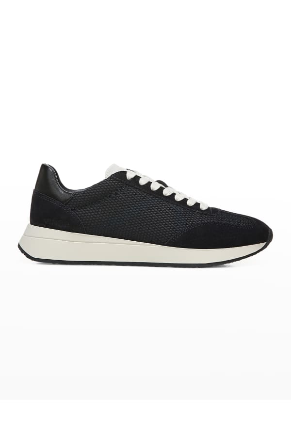 Loro Piana Knit Lace-Up Runner Sneakers | Neiman Marcus