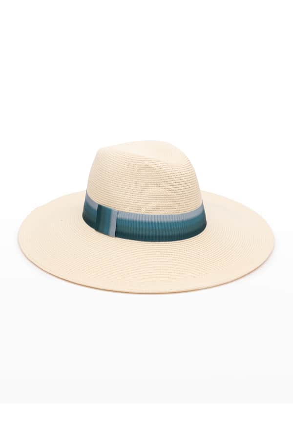 Rag & Bone Packable Straw Fedora Hat Neiman Marcus