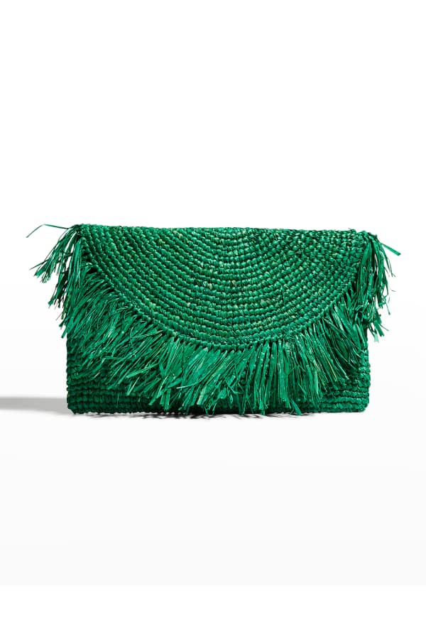 Rebecca Minkoff Ruched Metallic Zip Clutch Bag Neiman Marcus