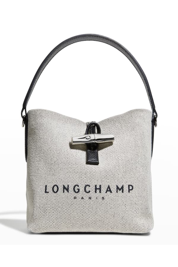 Longchamp Roseau Essential Striped Bucket Bag | Neiman Marcus