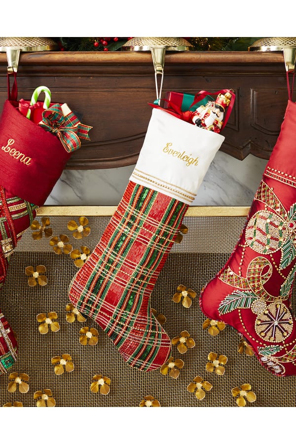 Kim Seybert Holiday Sparkle Stocking Neiman Marcus