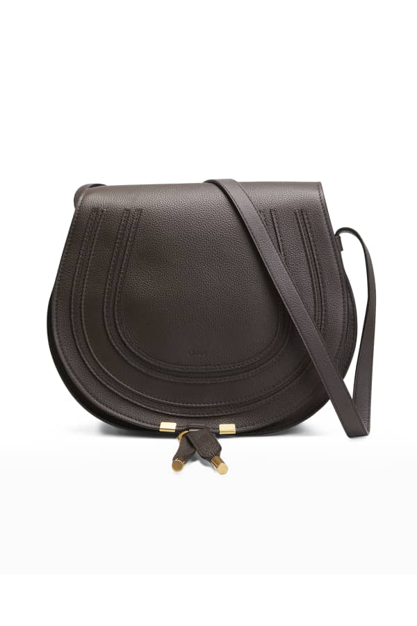 Chloe Marcie Small Suede Saddle Crossbody Bag Neiman Marcus