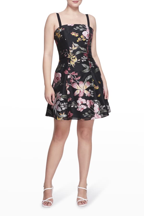 Beautees Abito Bambina Occasioni Speciali - Vestito Fit And Flare Senza Maniche In Pizzo Con Gonna Fluida E Collana Inclusa - 2