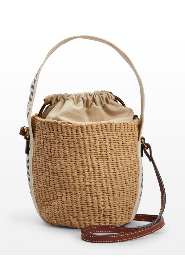 Chloe Woody Small Basket Bucket Bag | Neiman Marcus