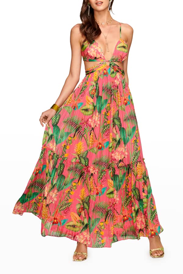 side cut out maxi