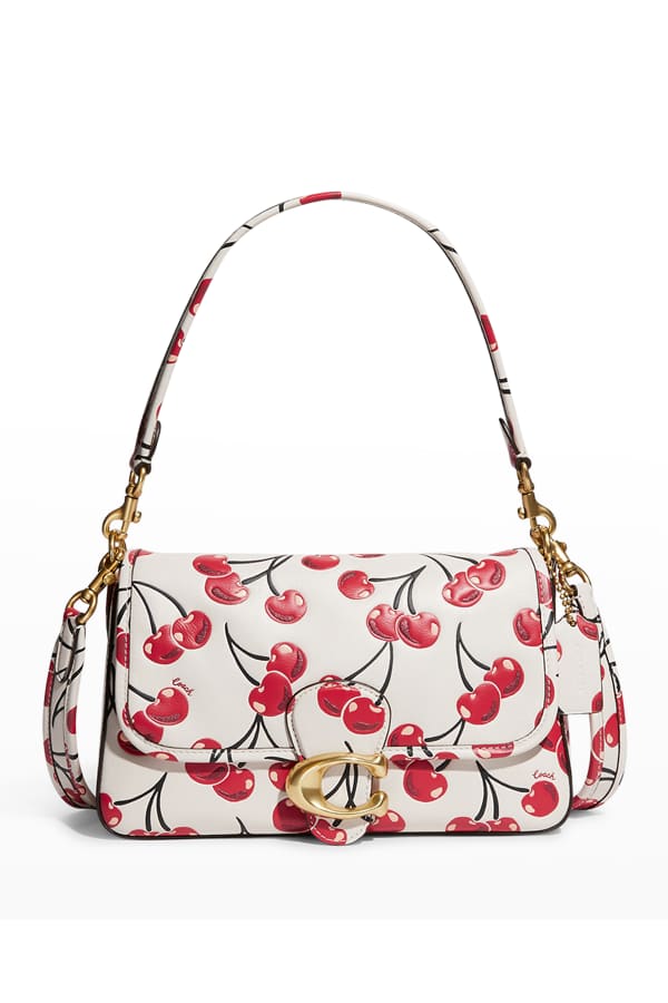 Coach Tabby Monogram Washed Denim Shoulder Bag Neiman Marcus