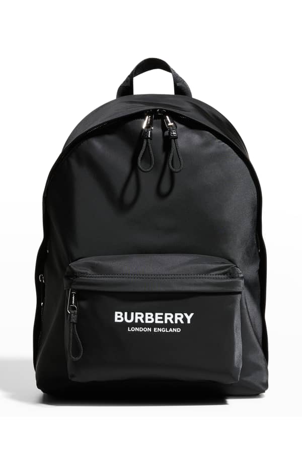 Dolce&Gabbana Men's Nylon Logo Backpack Neiman Marcus