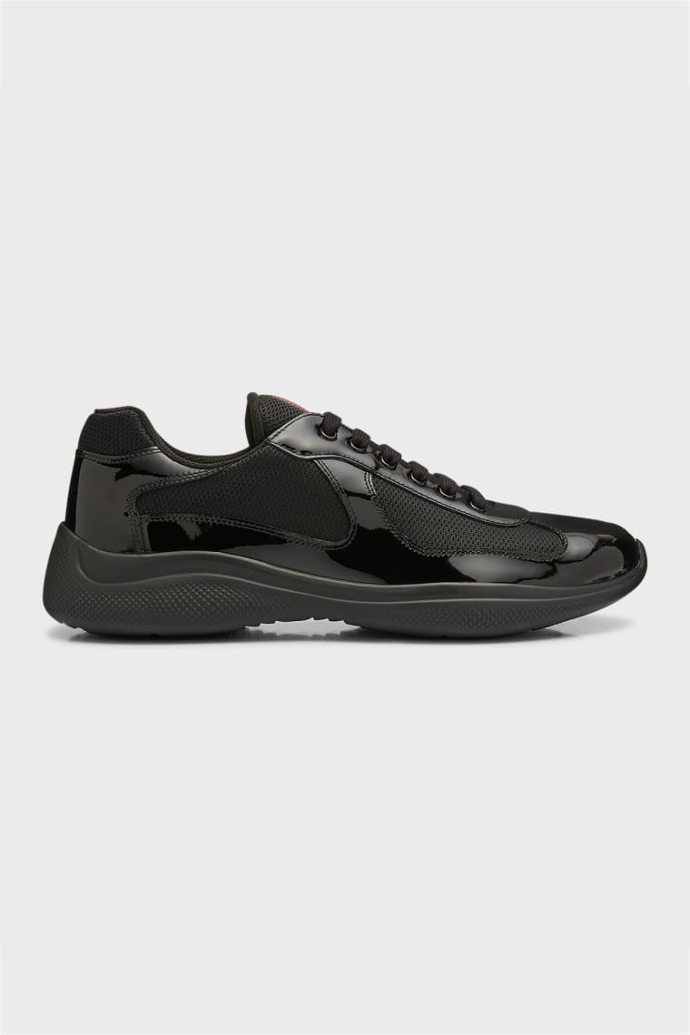Prada sneakers black clearance
