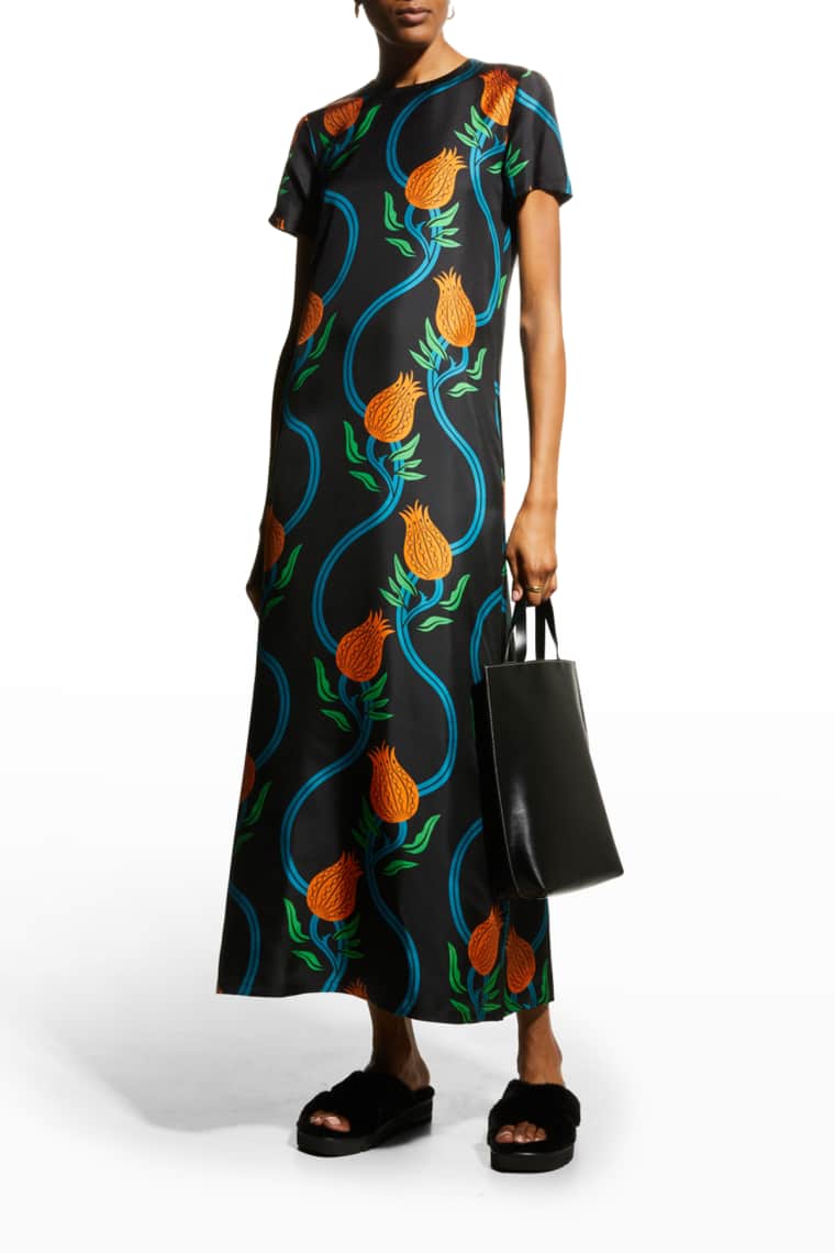 素晴らしい品質 DoubleJ La ラダブルジェー レディース ワンピース ラダブルジェー DoubleJ La レディース Black dress mini poplin cotton-blend floral-print 24/7 ワンピース・ドレス ミニ丈 ワンピース - ワンピース、チュニック