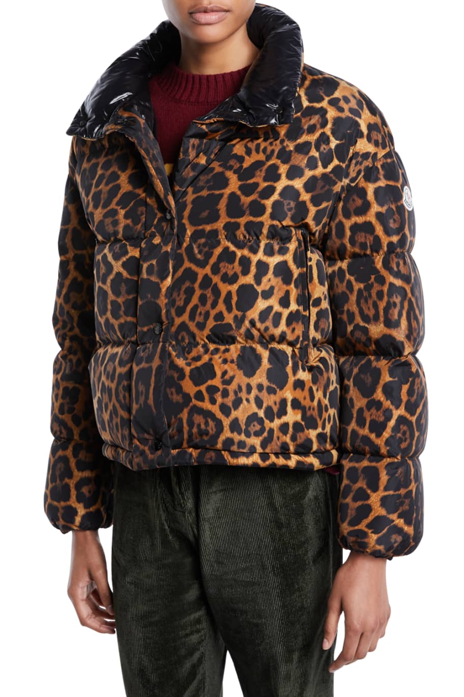 Moncler leopard print top