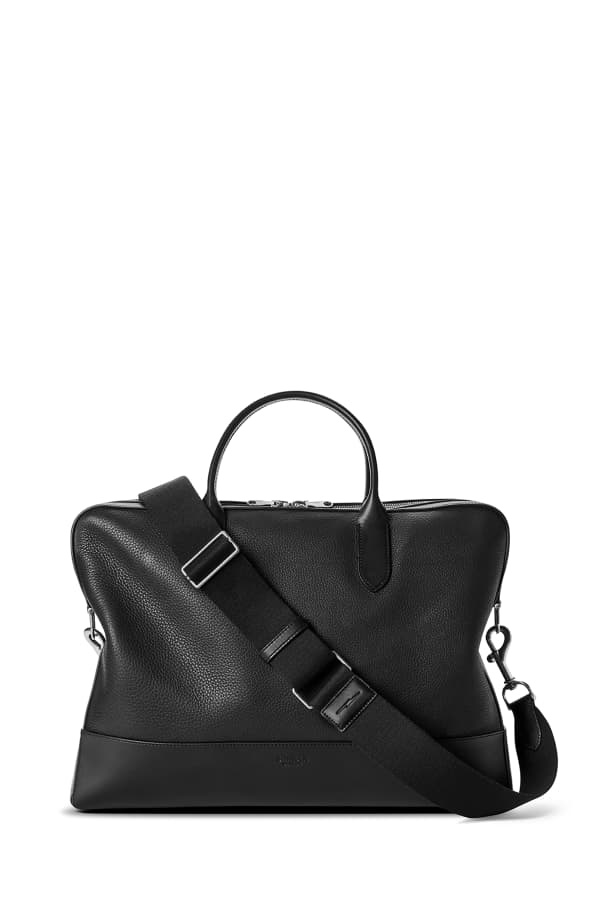 Shinola Men's Navigator Leather Laptop Briefcase Neiman Marcus