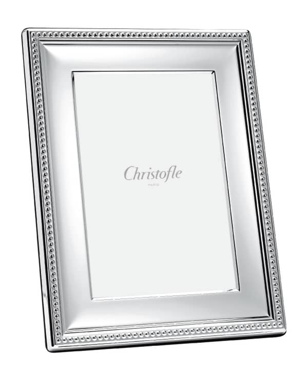 Christofle Graffiti Picture Frame, 4 x 6 Silver