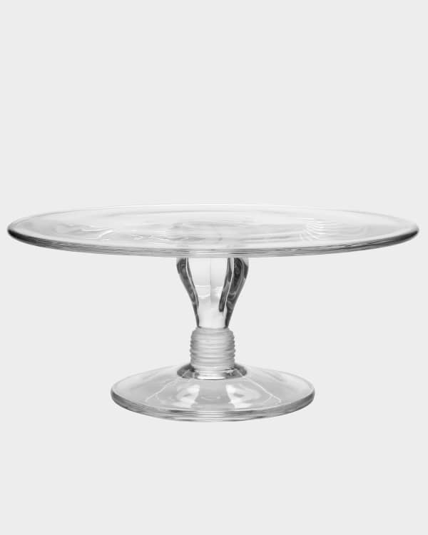 Bordallo Pinheiro Cabbage 12" Cake Stand, Green Neiman Marcus