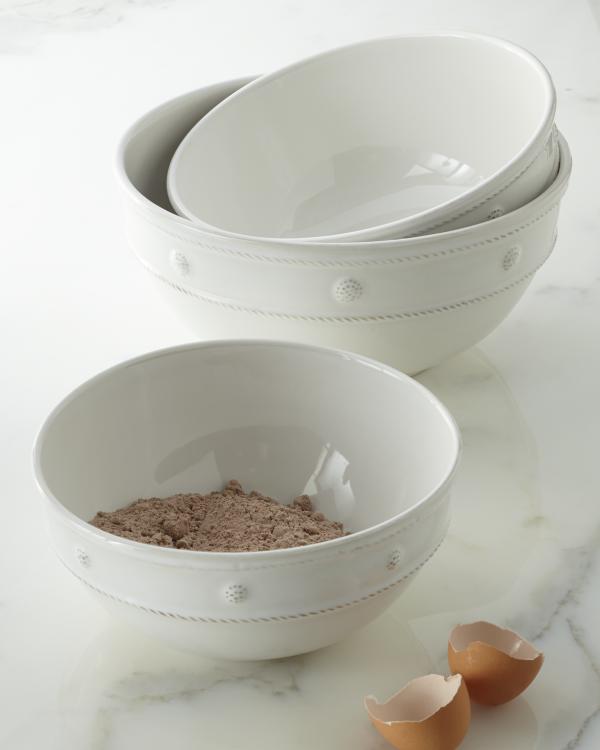 Berry & Thread Whitewash Nesting Serving Bowls Set/3 - By Juliska main image 0