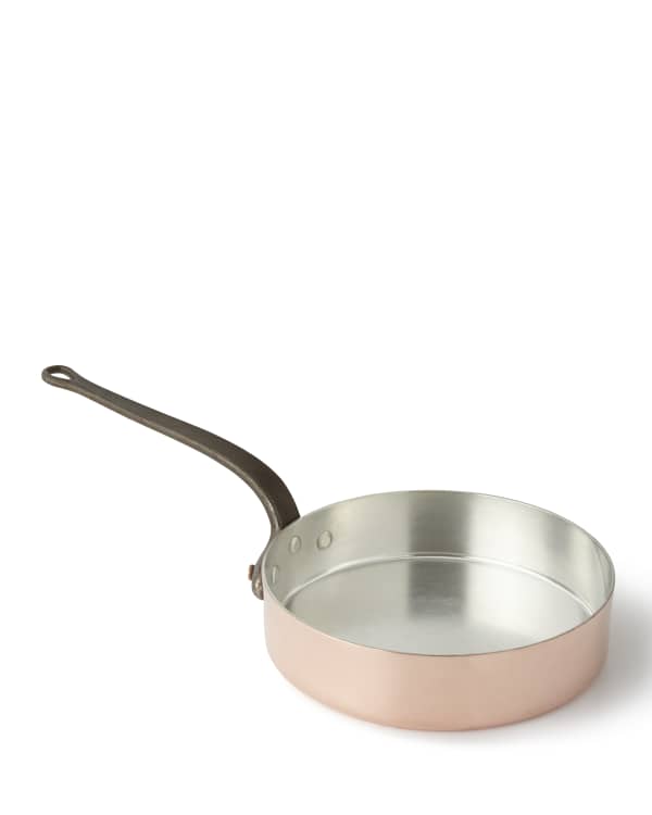 Duparquet Copper Cookware Solid Copper Sauce Pan with Silver Lining, 5.