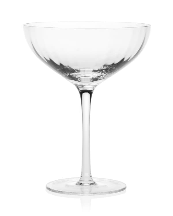 Moser Pebbles Stemless Martini Glass - Clear