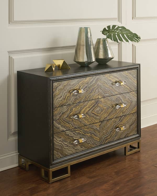 Hooker Furniture Scarlet Antiqued Mirrored Chest