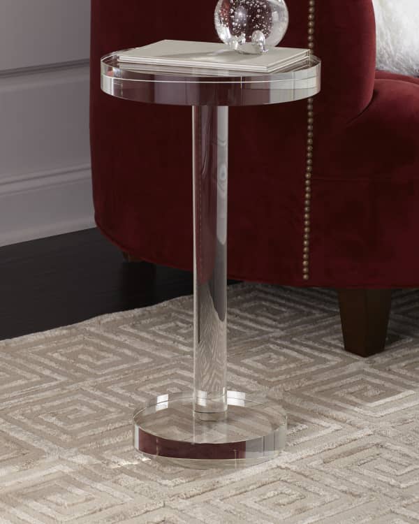 John-Richard Collection Acrylic Discs Martini Table