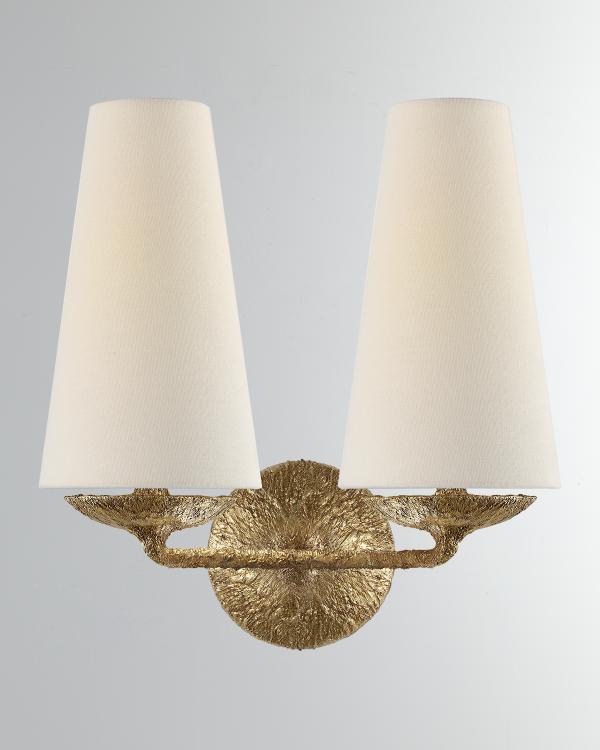 Visual Comfort Signature Falaise Double Sconce by Ralph Lauren | Neiman ...