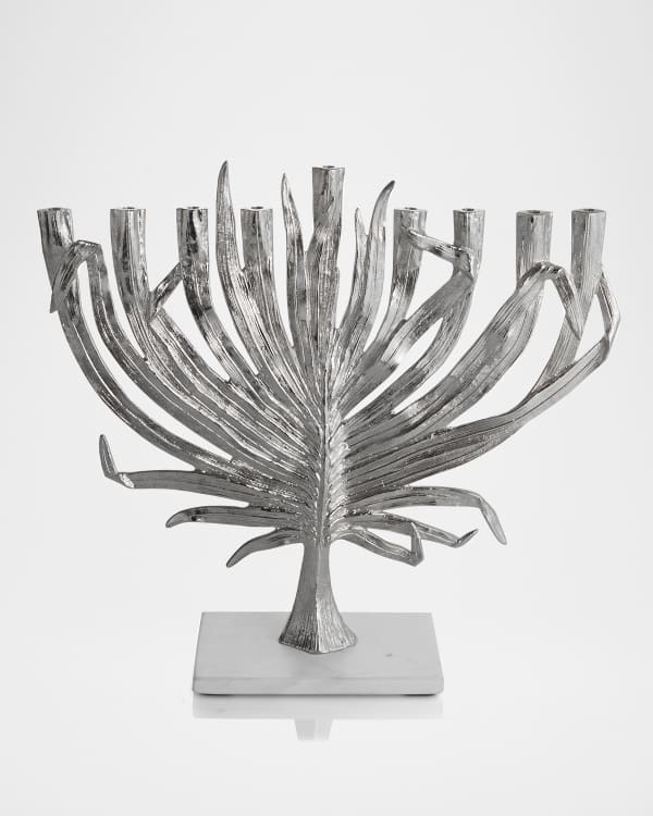 Nambe Tree of Life Menorah Neiman Marcus