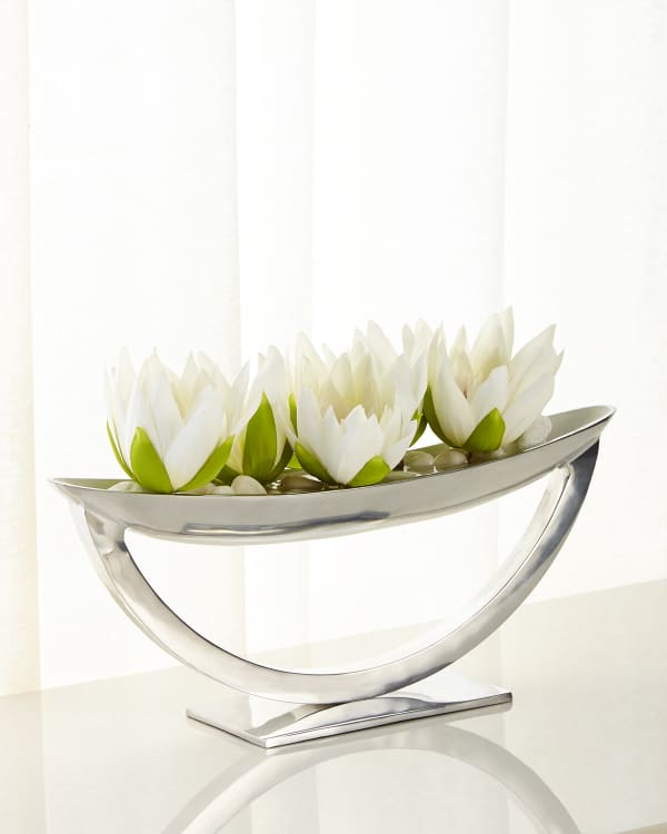 JohnRichard Collection Water Lilies FauxFloral Arrangement Neiman