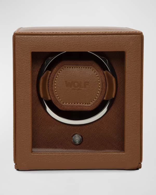 WOLF Axis Double Watch Winder with Storage Neiman Marcus