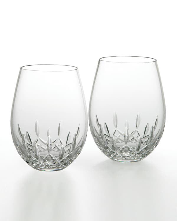 Waterford Crystal Lismore Diamond White Wine Glasses, Set of 2