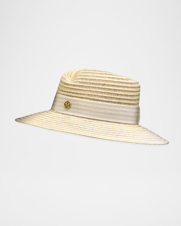 Maison Michel Virginie Cuenca Straw Panama Hat | Neiman Marcus