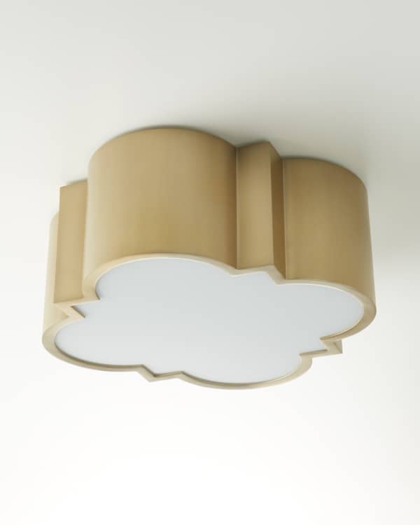 Breezeway 3 Light Semi Flush Mount 15.5 Neiman Marcus