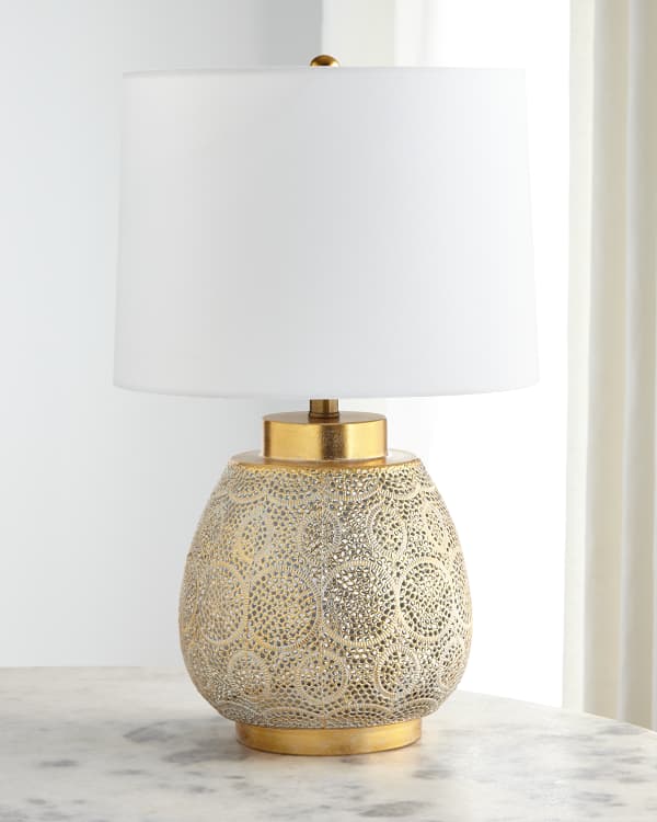 Ceramic Ruffle Table Lamp Neiman Marcus