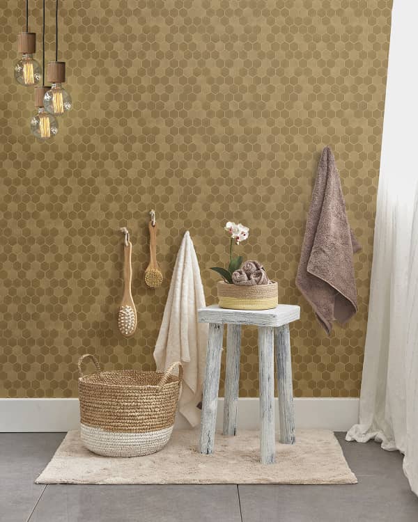Tempaper Distressed Gold Leaf Removable Wallpaper Neiman Marcus