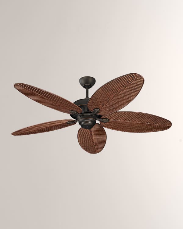 Alsace Outdoor Cage Ceiling Fan | Neiman Marcus