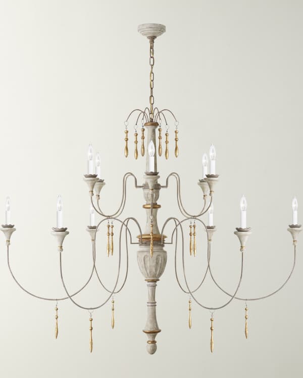 Salento 12 Light Copper Chandelier Neiman Marcus