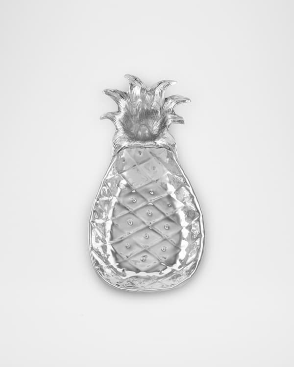 Annieglass Ruffle Gold Chip & Dip Server Neiman Marcus