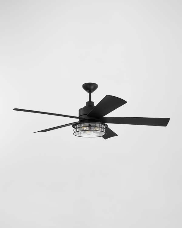 Alsace Outdoor Cage Ceiling Fan | Neiman Marcus
