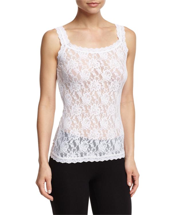 Hanky Panky Leopard Print Unlined Lace Cami | Neiman Marcus