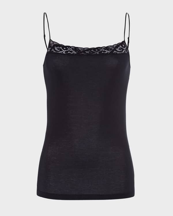 Andine Vivi Striped Lace-Trim Cotton Tank | Neiman Marcus Andine Vivi Striped Lace-Trim Cotton Tank | Neiman Marcus