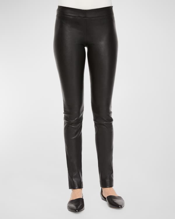 Neiman marcus leather leggings cheap