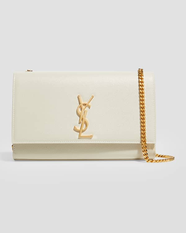 Saint laurent small kate wooden weave box bag clearance