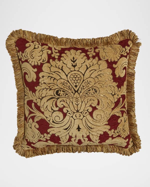 マッケンジーチャイルズ　大型スクエアクッション MacKenzie-Childs Amsterdam Square Pillow | Neiman Marcus
