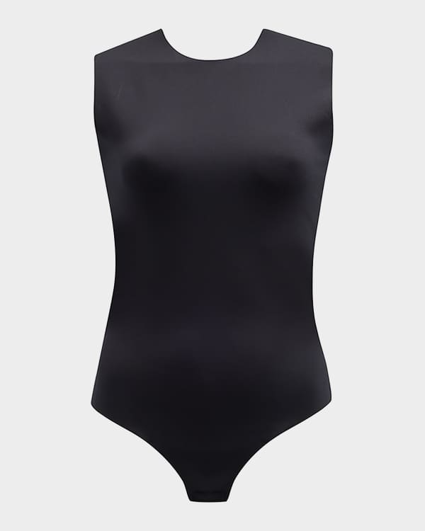 Wolford Sleeveless Turtleneck Viscose Bodysuit | Neiman Marcus