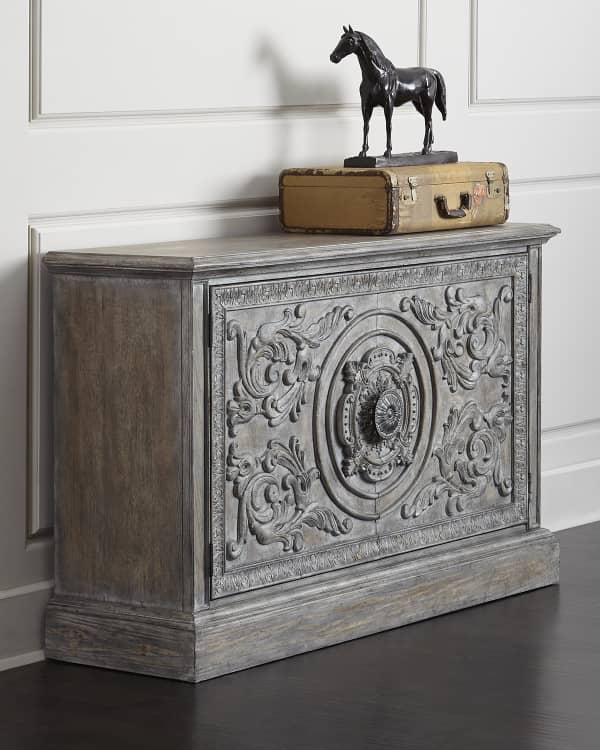 Hooker Furniture Scarlet Antiqued Mirrored Chest