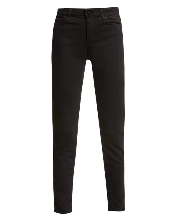 PAIGE Hoxton Mona Ultra Skinny Jeans Dark Blue Neiman Marcus
