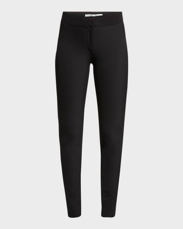 Side-Zip Ponte Leggings